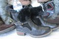 топли кафяви дамски боти, кубинки, ботуши,N- 38, Weather Rated Winter Snow Boots, естествена кожа +, снимка 1