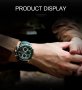 Мъжки часовник Naviforce Military Watch, Сребрист / Зелен, снимка 5