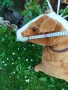 Стара Немска Голяма Плюшена Играчка Конче Тегло 5кг., снимка 14