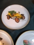 три немски порцеланови чинийки с ретро коли 30/3, снимка 3