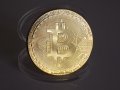 Декоративна монета Bitcoin, снимка 1 - Нумизматика и бонистика - 32913059