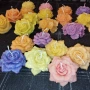 Ароматни восъчни свещи - цветя и рози  различни цветове, снимка 6