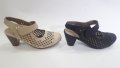 дамски обувки модел 113270 бежови и черни-Летни, снимка 2