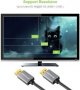 POSUGEAR Плетен HDMI кабел -Видео 4K,3D 2160pх1080p Висока скорост 18Gbps,позлатени конектори,2м, снимка 8