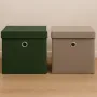 Комплект от 2 текстилни сгъваеми кутии за съхранение с капак, снимка 5