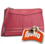 ПРОМО 🍊 LIU JO 🍊 Оригинална малка кожена чанта за през рамо RED “N” CAPS 23х16х4 см нова с етикети, снимка 11