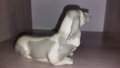 Порцеланова статуетка куче басет. Отлично състояние., снимка 4