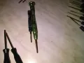 Комплект 18 броя часовникарски и златарски малки отвертки кръстати,прави и други, снимка 9