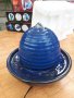 Порцеланов фонтан - синя топка, снимка 1 - Градински мебели, декорация  - 37204513