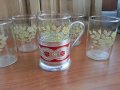 Руски стъклени чаши за стакани подстакани , снимка 2