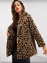 Палто с леопардов принт с френска яка , снимка 2