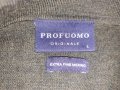 PROFUOMO (L) мъжки италиански пуловер мерино 100% Merino Wool, снимка 6