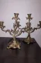 Прекрасни винтидж свещници. Месинг., снимка 3