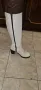 Бели ботуши естествена агнешка кожа - 40 лв, снимка 2