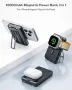 Преносимо зарядно устройство Magsafe 10000mAh, безжична магнитна захранваща банка, снимка 1