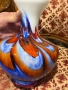 прелестна арт ваза опалиново стъкло Carlo Moretti Murano, снимка 4