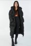 🩷Розови и черни дамски дълги стилни зимни якета🖤, снимка 4