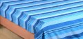 39 Памучен чаршаф ръчно тъкан- тюркоаз-Индия, снимка 1 - Покривки за легло - 37344266