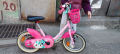 Детски велосипед 500 unicorn, 14инча, за деца от 3 до 5 години, Decathlon,розов, снимка 6