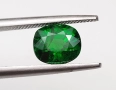 Сияещ Цаворит гранат в най-добрия зелен цвят 1.38кт! Нов!, снимка 12