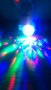 Промо / Мини  DJ лампа разпръскваща цветна светлина + преходник микро УСБ / УСБ 2.0