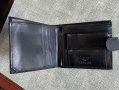 Мъжки портфейл+колан елегантен от естествена кожа телешки бокс, снимка 5