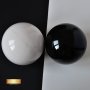 Декоративни керамични сфери / Подарък декорация за дома / Сфери черно и бяло / Ин и Ян, снимка 8
