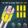 80W Висок Клас 360 CREE LED диодни лед крушки H7 H1 H11 H3 HB4 Гаранция, снимка 9