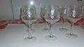 Кристални чаши за шампанско и вино 6 броя, снимка 1 - Чаши - 27162425