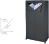 Гардероб Wenko Deep 75x150x50см 43821010100 Метална Конструкция, PEVA Покритие, Преносим Текстилен, снимка 3