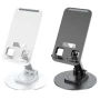 Стойка за телефон за Бюро, Маса, Digital One SP00994 , въртяща се на 360 гр., Универслана, бяла,  ре, снимка 3