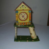 Тенекиена Играчка Часовник с пиле механика за части , снимка 4 - Колекции - 43920604