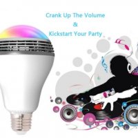 Смарт LED крушка с Bluetooth Speaker, снимка 3 - Лед осветление - 39265857