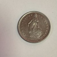 Швейцария 2 франка 1978 година ж33, снимка 2 - Нумизматика и бонистика - 43348277
