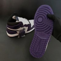 Nike Air Jordan 1 High OG Court Purple Размер 42 Номер Лилави Кецове Обувки Маратонки Нови, снимка 8 - Кецове - 39273699