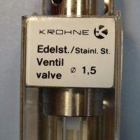 дебитомер KROHNE ventil valve Ø1.5 7-70l/h N2, снимка 5 - Резервни части за машини - 37179261