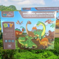 НОВО! Дигитална дървена кутия с магнити на динозаври, снимка 11 - Образователни игри - 38416991