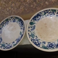 Лот от три порцеланови чинии Staffordshire England, снимка 5 - Антикварни и старинни предмети - 34751895