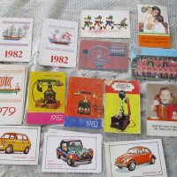 Календарчета от 70-те и 80-те години, снимка 1 - Други ценни предмети - 32325676