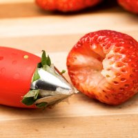 316 Ръчен уред за чистене на ягоди и домати почистване на дръжките, снимка 6 - Прибори за хранене, готвене и сервиране - 33266942