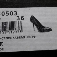 Дамски елегантни черни обувки с тънак ток VIA UNO, снимка 9 - Дамски елегантни обувки - 28580572