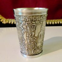 Чаша от калай,Щутгарт,герб. , снимка 2 - Антикварни и старинни предмети - 33268553