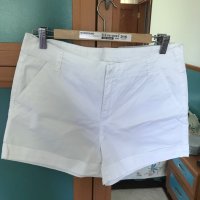 Къси бели еластични панталони, снимка 3 - Къси панталони и бермуди - 33487034
