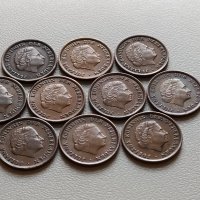 лот 1 цент 1950 - 1973 Нидерландия, снимка 4 - Нумизматика и бонистика - 40227601
