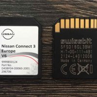 Ново 2024г NISSAN CONNECT3 V6 Навигационна SD Card сд карта Нисан, снимка 1 - Навигация за кола - 33406815