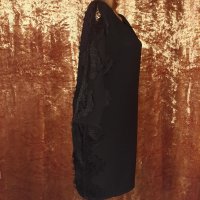 Second Female M Черна рокля с дантела , снимка 3 - Рокли - 34973600