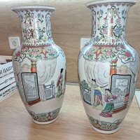 Китайска ваза Китайски порцелан , снимка 4 - Антикварни и старинни предмети - 38419229