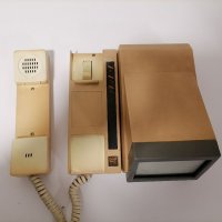 Винтидж телефон/домофон , снимка 3 - Антикварни и старинни предмети - 36633507