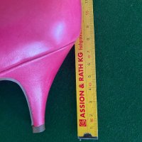 Дамски обувки естествена кожа розови, снимка 6 - Дамски обувки на ток - 43450167