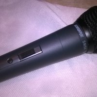 BLACK-shure sm58-microphone-внос швеицария, снимка 2 - Микрофони - 26793861